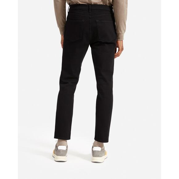 NWT Everlane Men's Uniform The Relaxed 4 Way Stretch Organic Jeans Black 40x30 - Picture 2 of 13